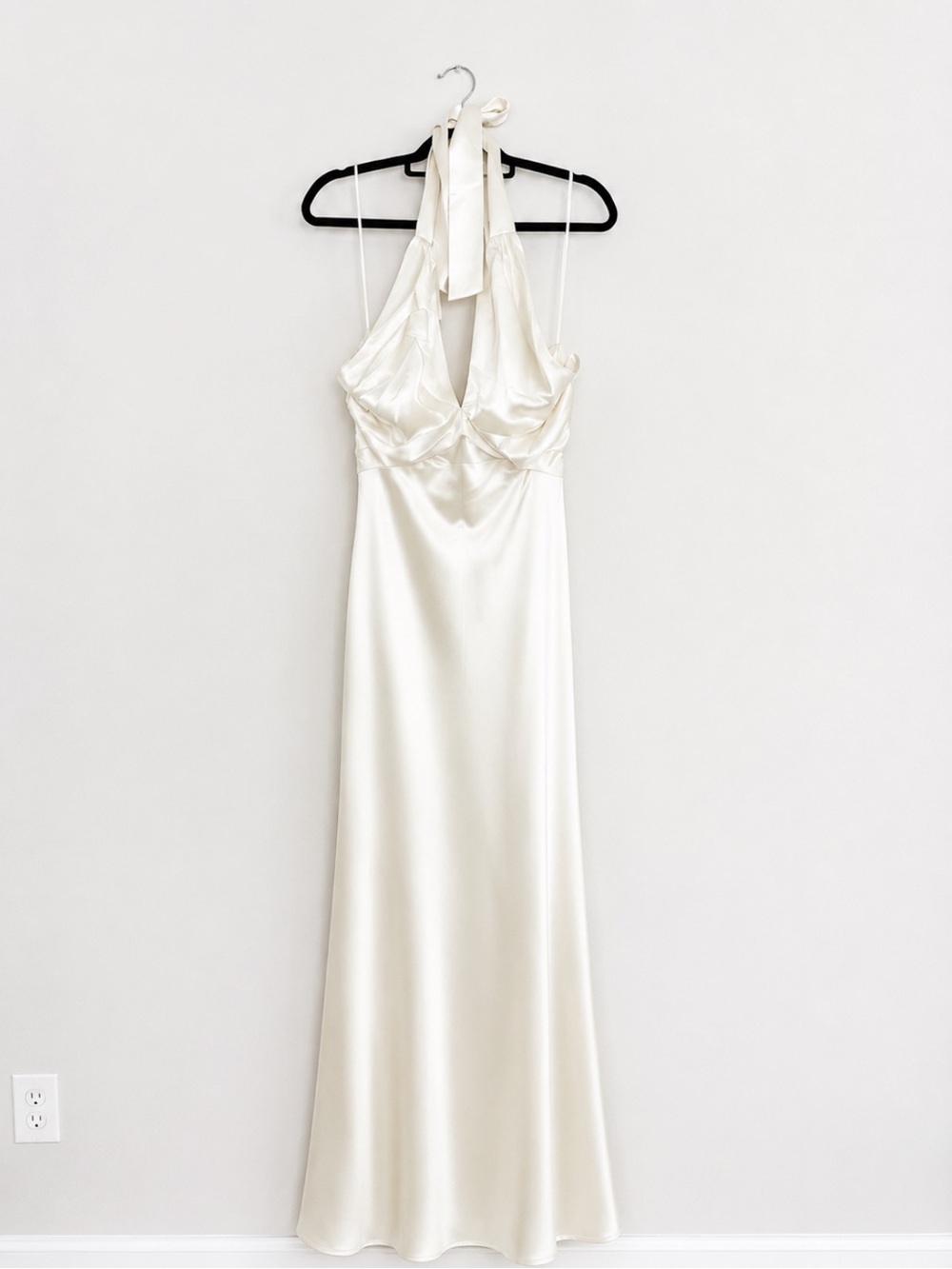 Reformation Ivory Satin Slip Gown - Picture 2 of 11